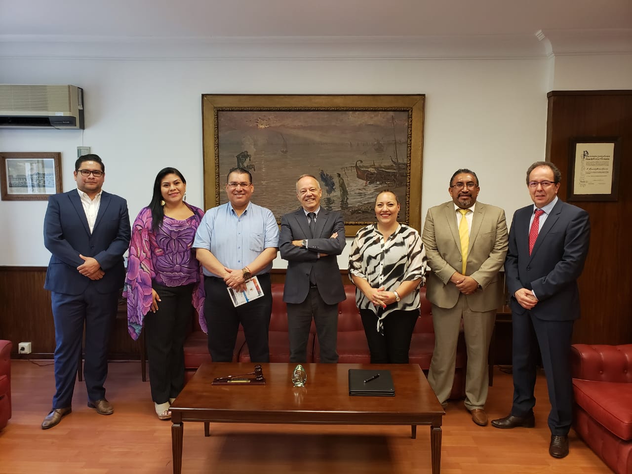 El Decano recibe una Delegación de los Órganos de Transparencia y Protección de Datos de México